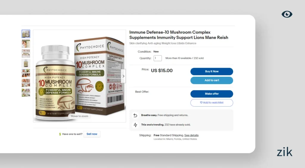 dietary supplement niche sample
