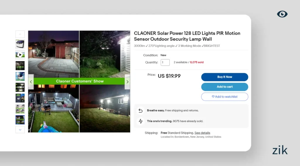 solar power light product