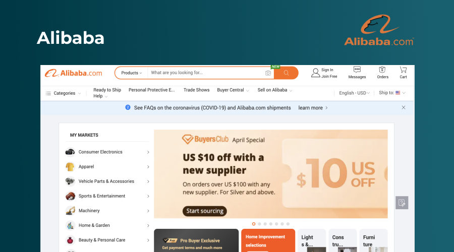 alibaba dropshipping supplier