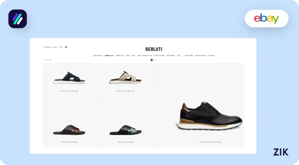 berluti luxury dropshipping