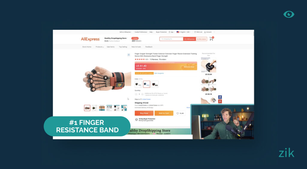 finger resistance band tiktok dropshipping product