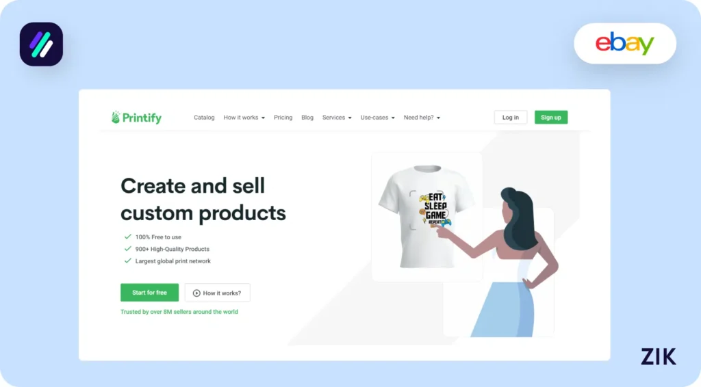 Printify dropshipping supplier Germany