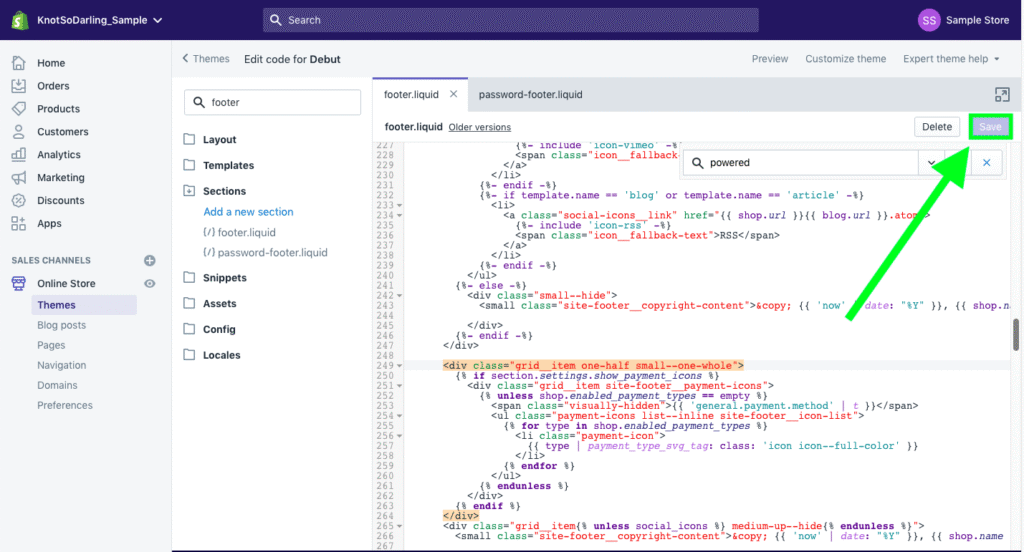Click Save, wait for Confirmation