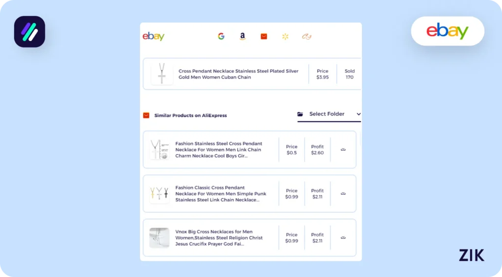 Using ZIK Analytics, you can find suppliers