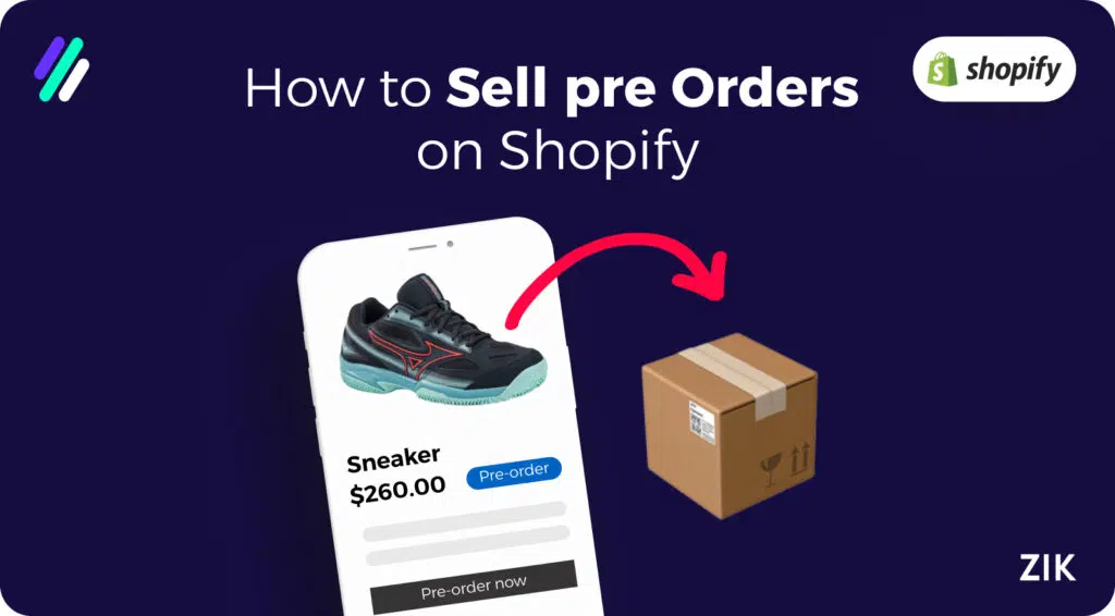 how to sell pre orders on shopify